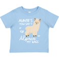 thumbnail image 3 of Inktastic Auntie's You Say Alpaca My Bags Boys or Girls Toddler T-Shirt, 3 of 5