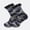 Navy Camo, variant on Men Sherpa Lined Slipper Socks, Vintage Ethnic Geometric Knit Non Slip Gripper Winter Warm Sock