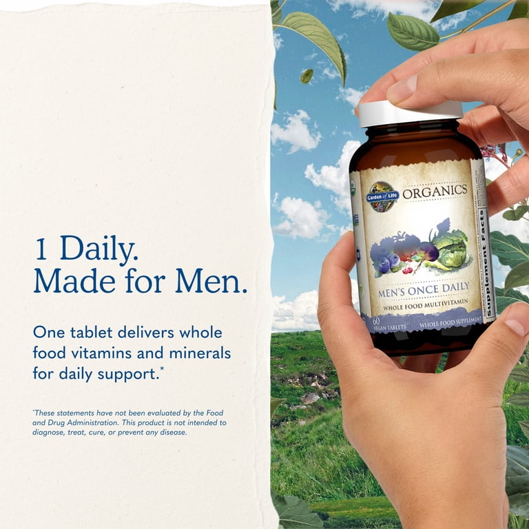 Garden of Life Organics Men's Once Daily, 60 Tablets photo 7