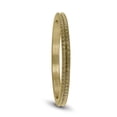 thumbnail image 2 of SZUL Women's 1.5MM Thin Beaded Wedding Band in 14K Yellow Gold, 2 of 4