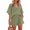 Army Green, variant on Baqcunre Two Piece Sets for Women Solid Loose Cotton and Linen Suit V Neck Vest Bottom Shorts with Pockets Womens Fashion Outfits for Women Vacation Outfits for Women Womens Clothes Army Green L