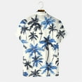 thumbnail image 7 of Mens Hawaiian Shirt Short Sleeve Button Down Shirts Tropical Floral Summer Beach Shirts,S-3XL, 7 of 7