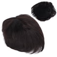 thumbnail image 4 of Piezas De Cabello Masculino, Peluca Corta, Extensión De Cabello Negro Natural, Pérdida De Cabello, Adornos Para Hombres, 4 of 7