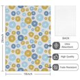 thumbnail image 2 of 4 Pcs Geometric Flower and Dahlia Gray Funny Kitchen Towels, Microfiber Dish Towels, Kitchen Tea Towels Set 18" X 26", 2 of 6
