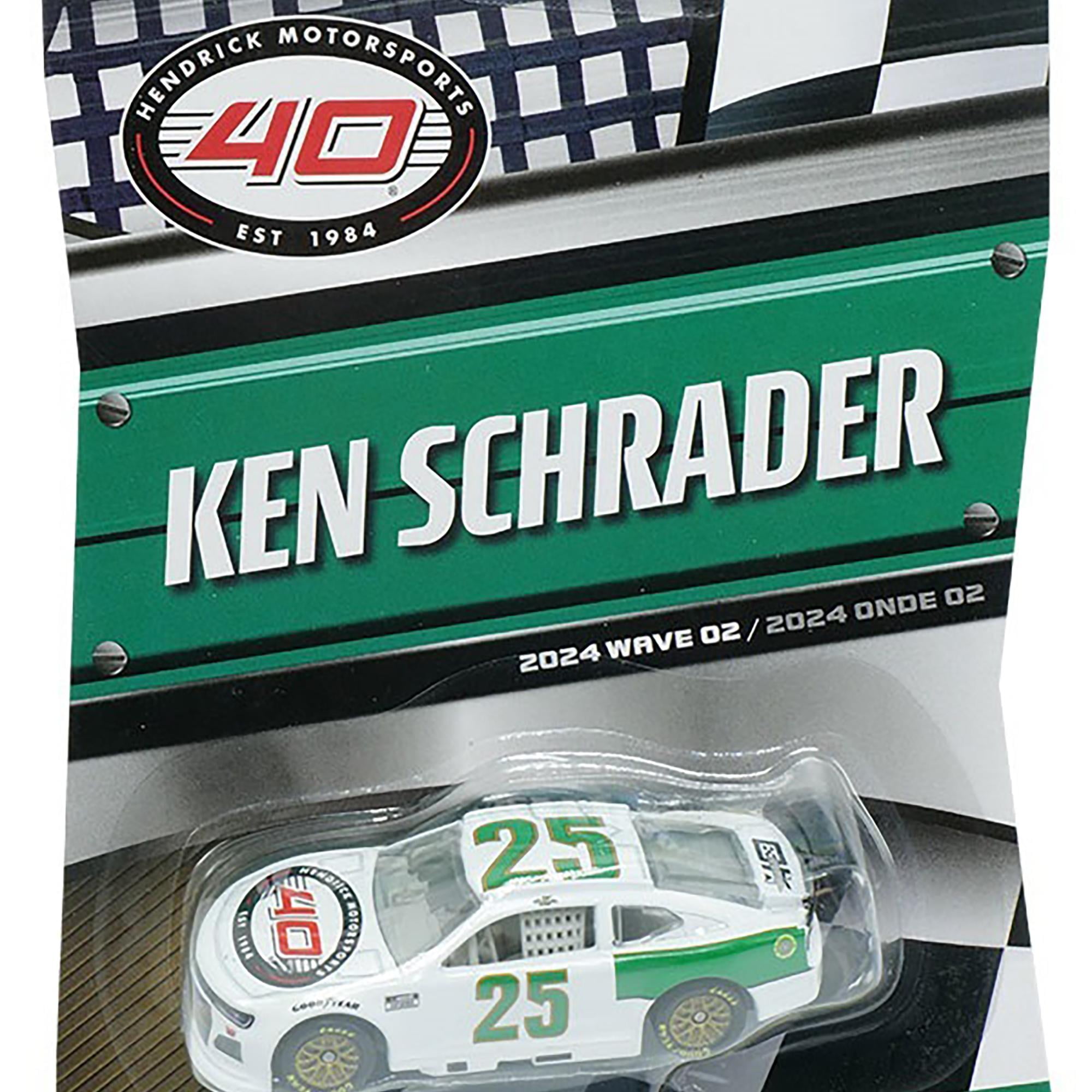 ミニカー NASCAR Lionel Racing NASCAR Authentics Ken Schrader No. 25 HMS 40th