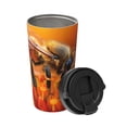 thumbnail image 2 of Fotbe Honeybee On Vibrant Flower Printed Insulated Travel Coffee Mug Spill Proof Leak Proof Stainless Steel Coffee Tumbler Reusable Coffee Cups with Lids Thermos, 2 of 8