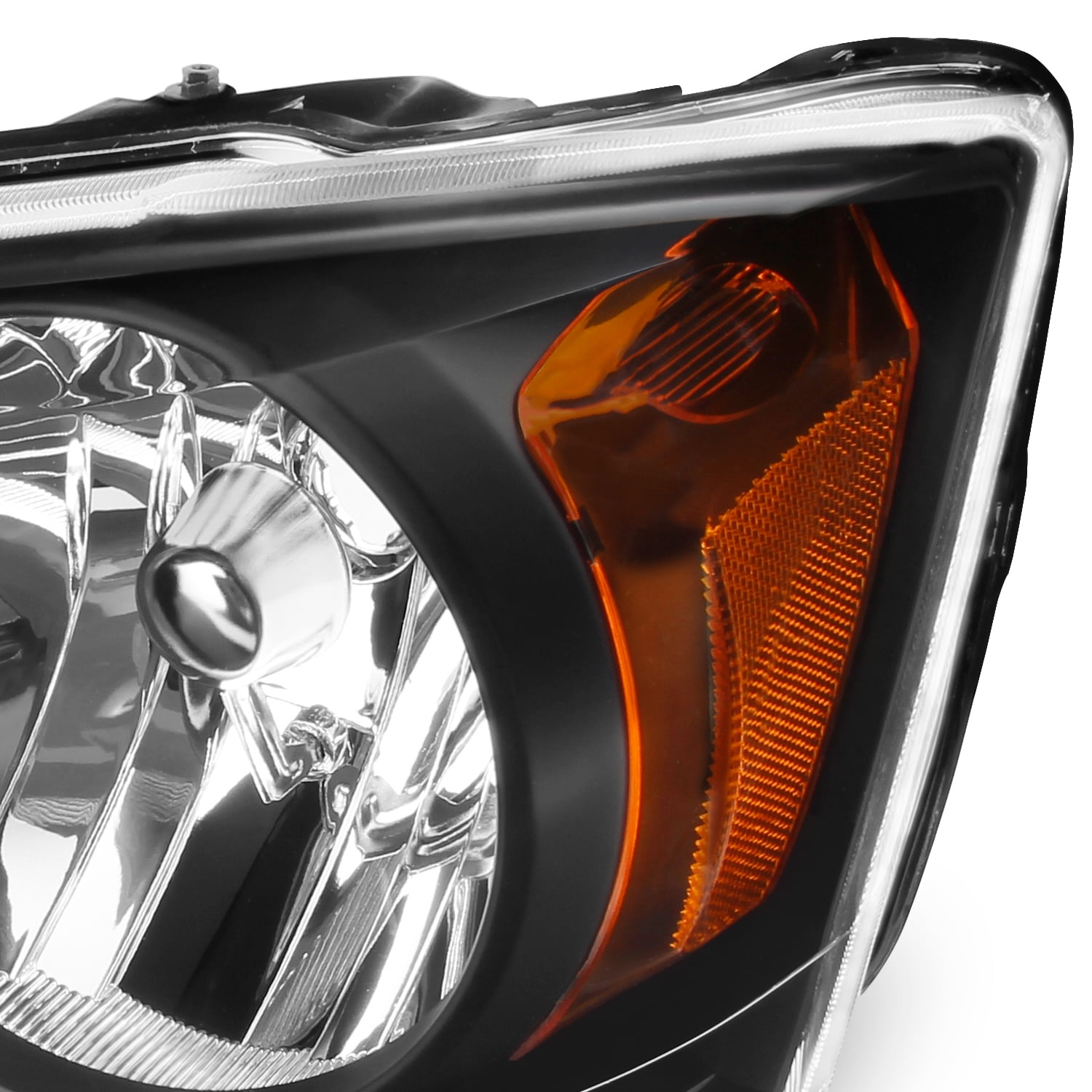 AKKON - For 2008-2016 Chrysler Town & Country | 11-20 Dodge Grand Caravan Black Headlights Headlamps Left + Right