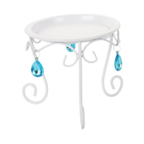 Maceta de hierro para plantas, soporte en maceta para patio trasero, interior y exterior, balcón