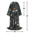 thumbnail image 6 of Catalonia Wearable TV Blanket with Sleeves Arms Warm Micro Plush Sherpa Fleece for Adult Large Wrap Throw Robe 72 x 55”, 6 of 7