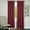 Burgundy, variant on Dark Purple Solid Textured Window Blackout Curtain Line Panel with 8 Grommets (1.5" Diameter) Set of 2 Panels 50" (W) x 84" (L)