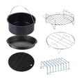 thumbnail image 3 of GoWISE USA Freidora de aire + accesorios (3.7 cuartos de galón, negro), 3 of 5