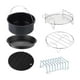 thumbnail image 3 of GoWISE USA Freidora de aire + accesorios (3.7 cuartos de galón, negro), 3 of 5