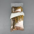 thumbnail image 2 of Ambesonne Tree Bedding Set 4 Pcs, Snowy Nature Wintertime, Queen, Multicolor, 2 of 3
