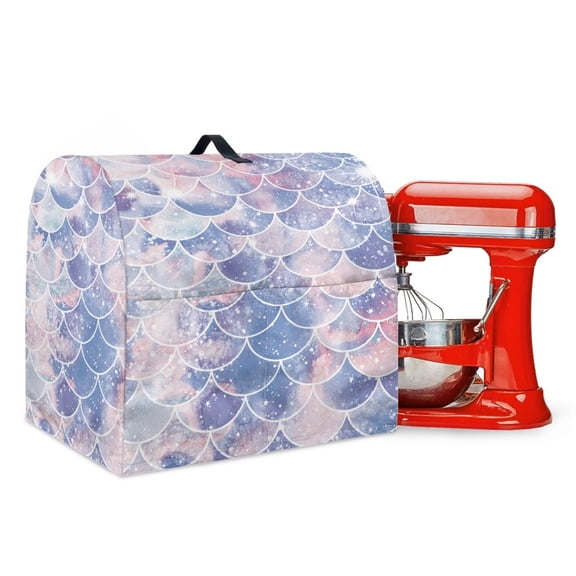 TSOVTHRID Mermaid Scale Print Stand Mixer Cover Dust Cover for 4.5-5 Quart Stand Mixer Washable Kitchen Appliance Cover Compatible with Kitchenaid Mixer Kitchen Accessories Decoration,S