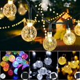 thumbnail image 2 of 20 30 50 LED String Lights Outdoor Solar Garden Wedding Party Festoon Ball Bulbs, 2 of 5