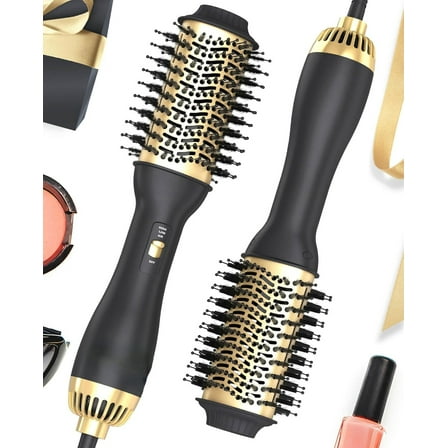 VoluVibe Hair Blow Dryer Brush and Volumizer, One-Step Hot Air Brush for Drying, Straightening, Volumizing