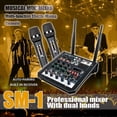 thumbnail image 2 of Professional Audio Mixer Bluetooth Mixer Mixing DJ Console with Reverb Effect for Home Karaoke USB L, 2 of 4
