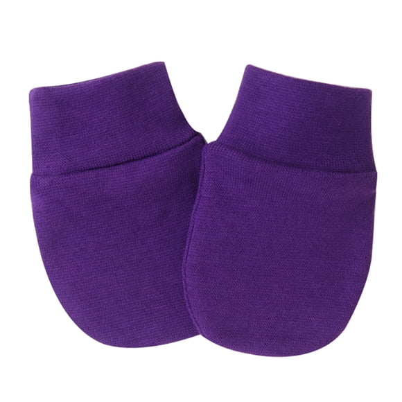 Guantes Sonducket para bebés Algodón Spandex Estilo clásico morado oscuro