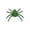 Green, variant on FENGGHAO Halloween Decorations Glitter Spider Decor, Realistic Plastic Spider Ornament For Halloween Party Decorations, Indoor Outdoor Halloween Decor, Multicolor Seasonal Home Accent