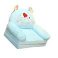 thumbnail image 4 of Sofá infantil plegable, silla infantil para sala de juegos o sala de estar. Elefante 2 Capas, 4 of 9