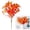 D2_Orange 14.17", variant on SMKE Fall Artificial Fake Faux Florals,Realistic Fake Mums,Harvest Party Fake Flower Bouquet,Long Lasting Fake Autumn Blooms,Decorative Leaf Branches,Potted Artificial Plant Decor