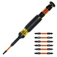 thumbnail image 1 of Klein Tools 32313HD 13-in-1 Multi-bit Ratcheting Screwdriver, Double-Ended Impact Bit Set, 12 Impact Driver Bits and 1/4-Inch Nut Driver, 1 of 8