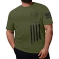 thumbnail image 2 of Patriotic Shirts Men's T Shirt Cotton Short Sleeve Crew Neck Plain Tee Top Tshirts AG,7XL, 2 of 4