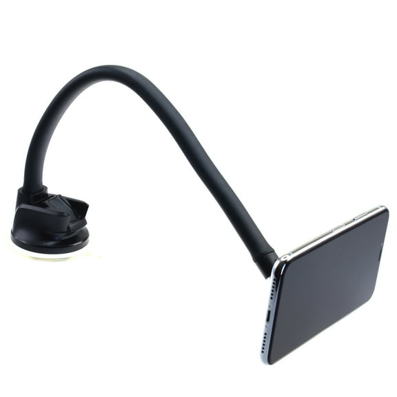 Magnetic Car Mount for Boost Mobile Celero 5G/Plus (2024) - Holder Dash Windshield Strong Grip Long Gooseneck Strong Magnets for Celero 5G/Plus (2024) Models