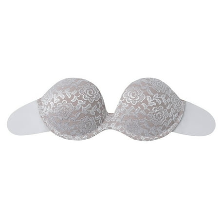 

Cathalem Ultimate Push up Bra Women Thin Sexy Front Button Bra Beauty Back Thin Front 0pening Strapless Womens Cotton Sports Bra Underwear White B