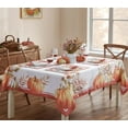 thumbnail image 3 of Home Bargains Plus Thanksgiving Orange Heritage Pumpkin Harvest 60 x 144 inch Rectangle Fabric Tablecloth, 3 of 7