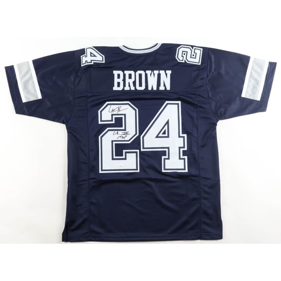 Larry Brown Autographed Hand Signed Custom Jersey With Insc. - JSA COA