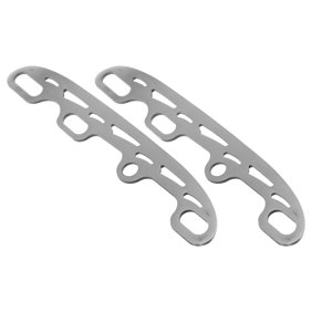 HONMEET 1 Pair of Flat Stainless Steel Ice Skating Parts for Sports Enthusiasts