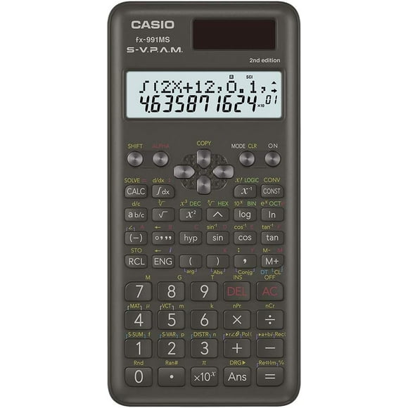 Calculadora Científica Casio Fx-991MS para Universidad 401 Funciones