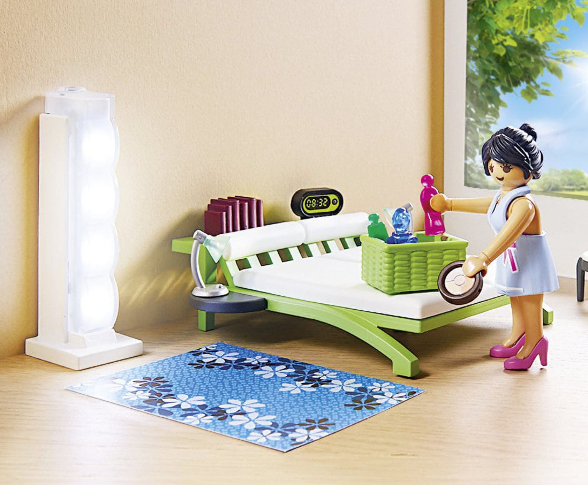 プレイモービル　9537 PLAYMOBIL Bedroom Set with Functioning Room Light