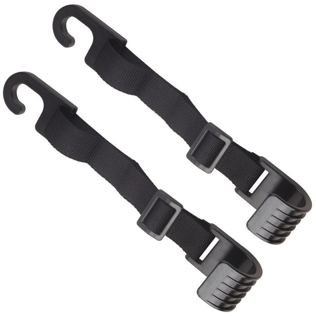 YSNOOWE 2Pcs Black Car Back Seat Hooks Multi Functional Storage Hangers for Vehicle