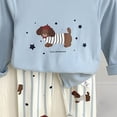 thumbnail image 4 of TOWED22 Baby Boy 2 Piece Pajamas Toddler Boys Pajamas Warm Pjs Kids Long Sleeve Sets Baby Sleepwear Winter Jammies 6-12 Months 12-24 Months 2t 3t 4t 5t 6t 7t 8t 9t Children,Blue,5-6 Y, 4 of 4