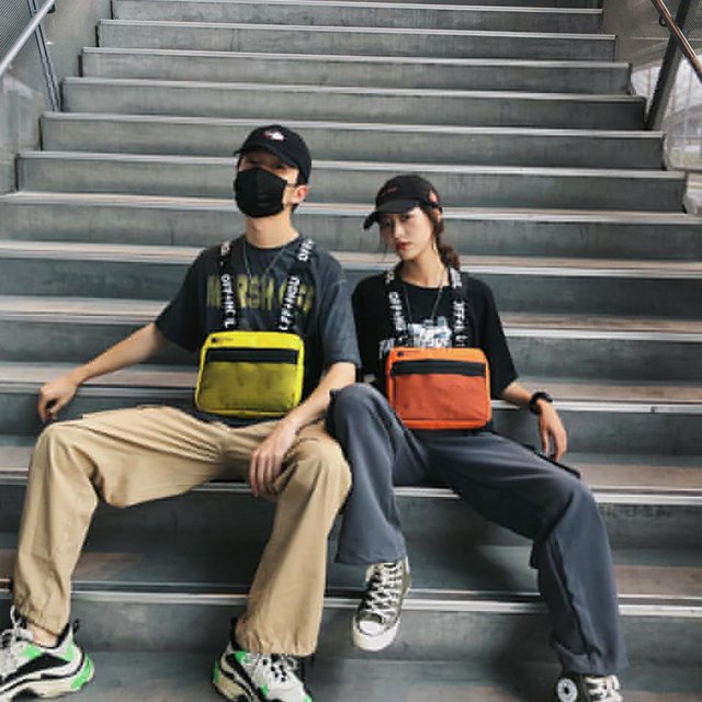 Bolsa de pecho unisex cremallera suavizante mochila de pecho unisex resistente a los arañazos Ajustable para viajar ANGGREK Otros