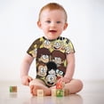 thumbnail image 3 of The Loud House Baby Bodysuit Soft & Breathable Infant Romper Unisex Short Sleeve Jumpsuit Ideal for 3 to 24 Months, 3 of 8
