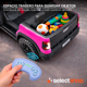 thumbnail image 3 of Carro Estilo Ford Lobo Camioneta Pick-up Electrico Montable para Niños Carrito de Control Remoto y Manejo Directo con Luces Estereo y Pedales Funcionales con Control Remoto (Azul), 3 of 7