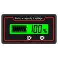 thumbnail image 3 of GY6ST Battery Monitor, 9-120V Digital Battery Capacity Tester Battery Level Indicator for Battery Voltage 12-84V, Voltage Checker Controller Tester with Light Alarm Function, 3 of 7