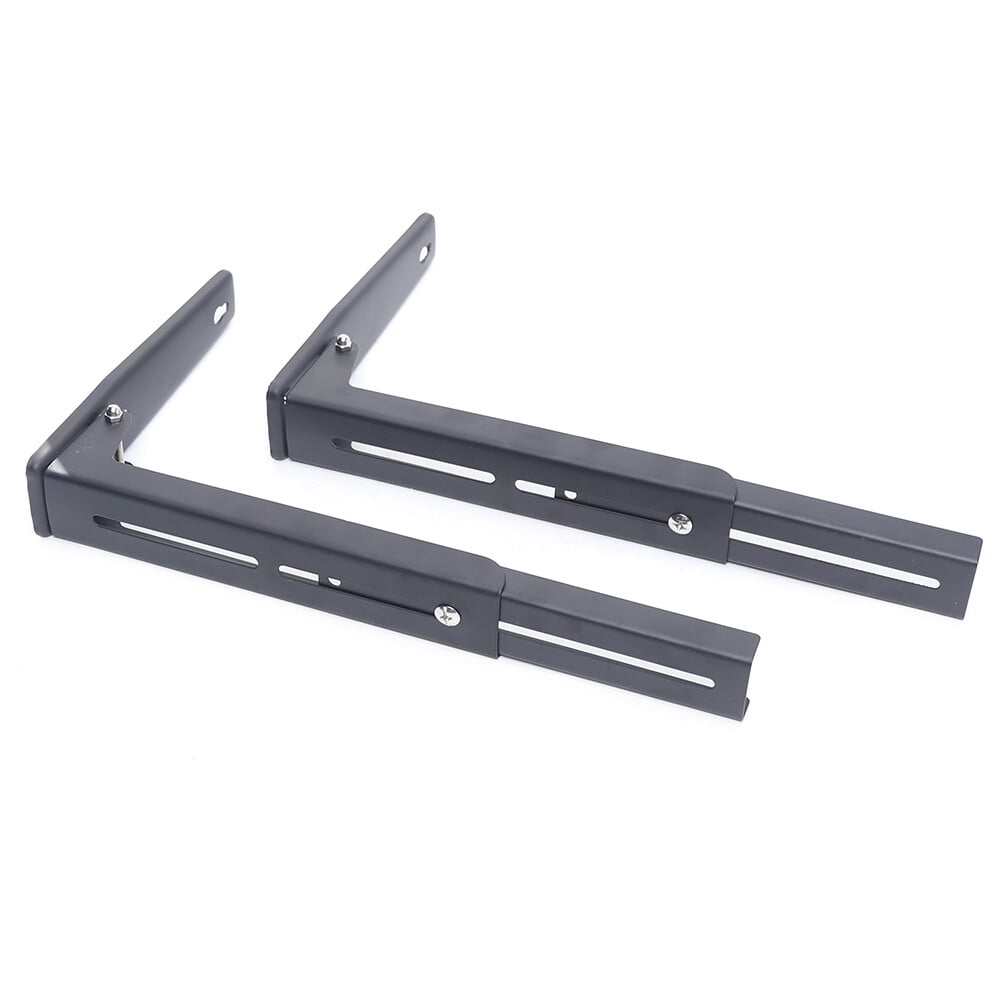 Shangmakel Shangmakel2x Foldable Microwave Brackets Wall Mount Heavy Duty Shelf Stainless Steel Rack