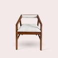 thumbnail image 3 of Silla Moderna Grace Sillón Decorativo Madera Tapizada En Tela, 3 of 5