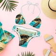 thumbnail image 6 of Turtle Seamless Swimming Suit Bikini Set Bikinis, Detachable Sponge, Adjustable Strap, Two-Pack, Beach Pool Party Vacation Wear, 6 of 6