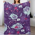 thumbnail image 7 of Pokemon Gengar Throw Blanket Cute Flannel for Boys Girls Men Women, 7 of 7