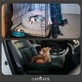 thumbnail image 3 of CAPHAUS 24/30 Inch Calming Donut Pet Bed for Small/Medium Cats and Dogs, Anti-Slip Bottom, Washable, Anti-Anxiety Fluffy Round Cat Bed, Indoor Shaggy Cuddler Cotton Candy Brown, Light Gray, Pink Bed, 3 of 9