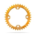 thumbnail image 1 of Chainset de bicicleta Bicicleta redonda Cerro de bicicleta Cadena Reemplazable Aleación de aluminio Anti-gota Ligero Ligero Ciclismo Diente Placa Individual Amarillo 32T Advancent OD003273-21, 1 of 7