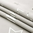 thumbnail image 5 of Clearance! Blackout Curtains for Kids Bedroom Nursery,Foil Shiny Big Star and Moon Room Darkening Space Theme Window Curtain for Boys Baby 63x52inches Beige, 5 of 9
