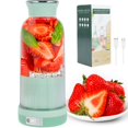 thumbnail image 3 of Mini Blender 400ml Portable Blender 1300mAh USB Rechargeable Electric Fruit Juicer Mixer Cup Travel Smoothie Blender Personal Blender Cup for Travel Juice Shakes Smoothies, 3 of 11