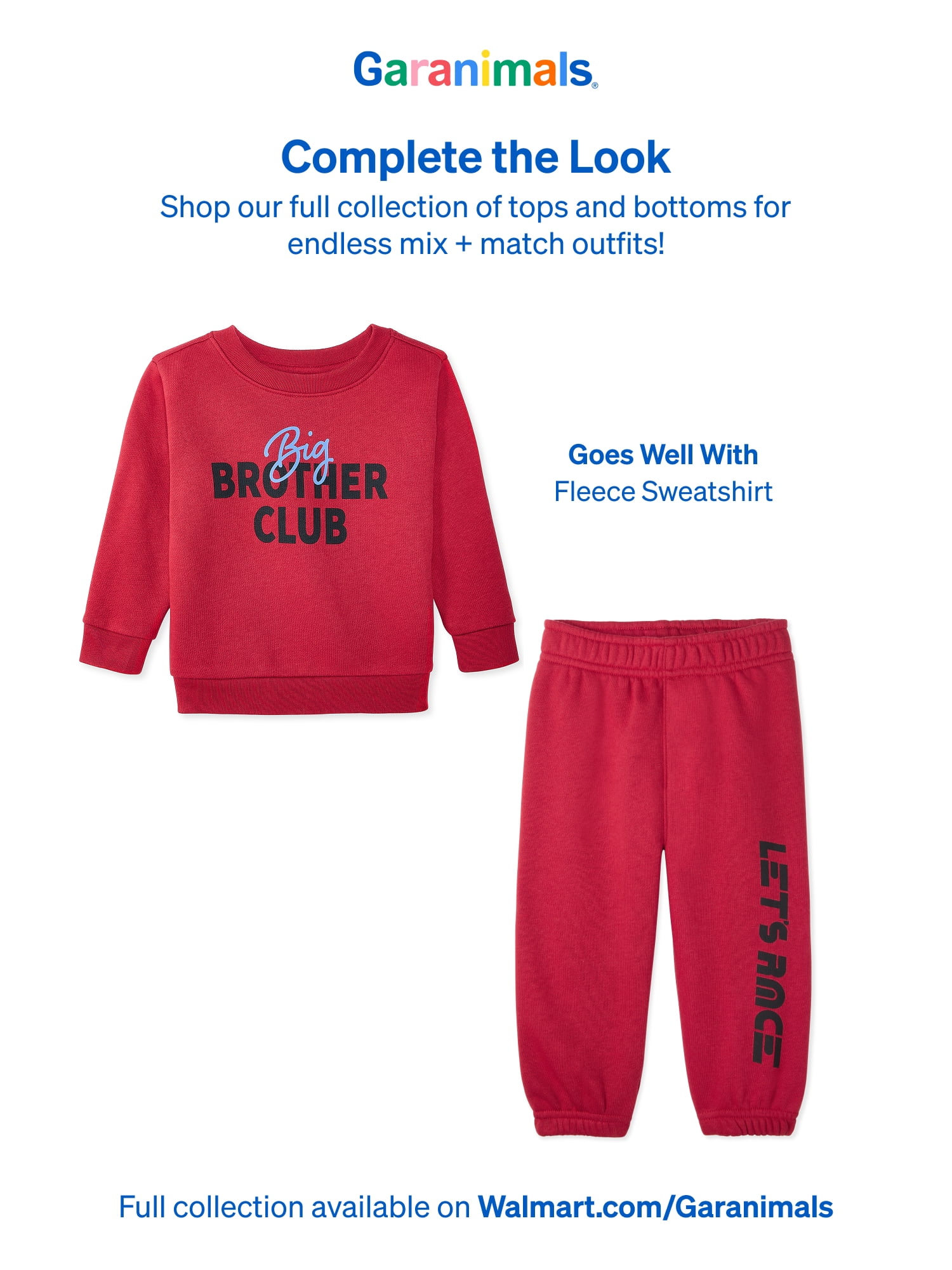 Garanimals Baby & Toddler Boys Fleece Sweatpants, Sizes 0-6T