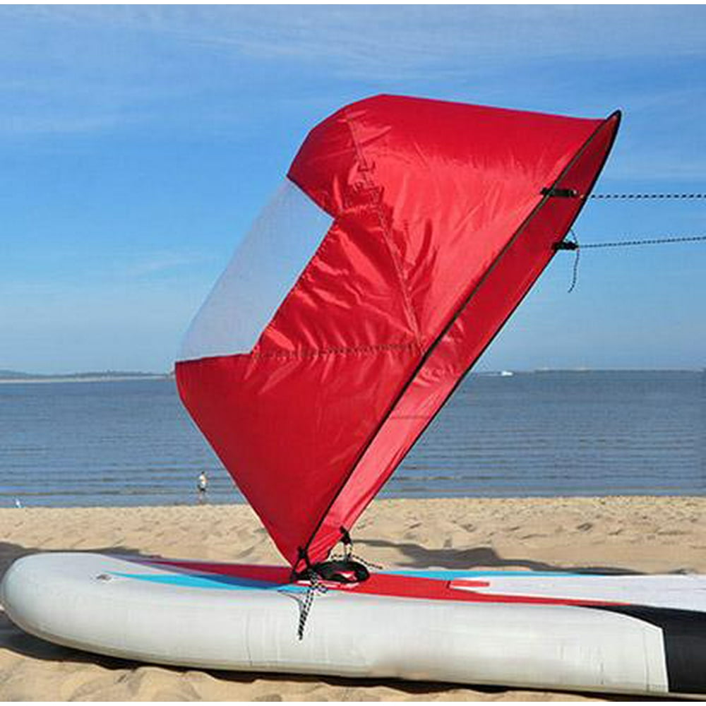 FAGINEY paddle board sail, downwind sail,3 Colors 108cm Foldable Kayak